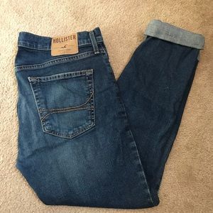 Medium dark wash jeans